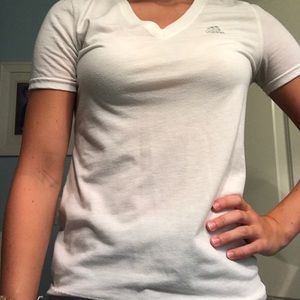 adidas plain white t-shirt